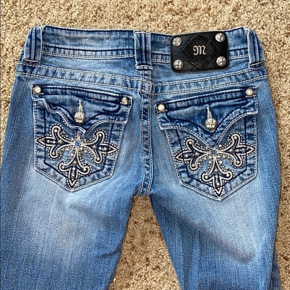 Miss Me Denim - Miss Me thick stitch bootcut jeans - 25